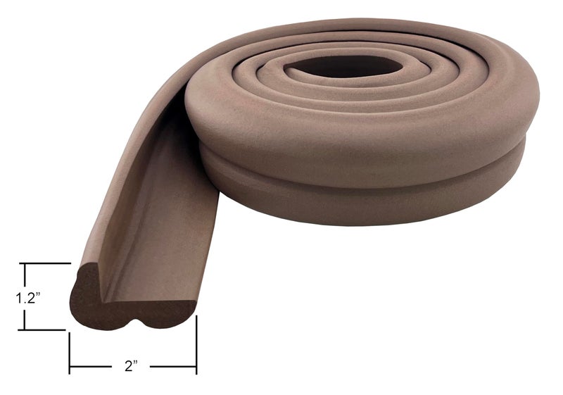 KidKusion Jumbo Edge Cushion  Brown - Image 3